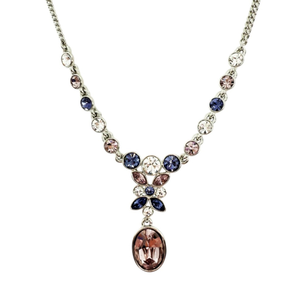 Givenchy Elegant multicolor in Silver tone Necklace NWOT